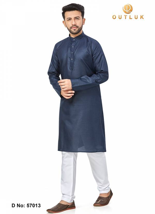 Outluk 57 Cotton Party Wear Kurta With Pajama Mens Collection